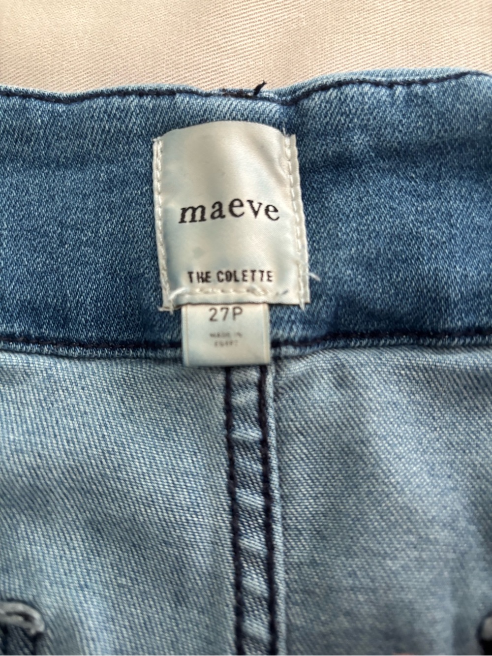 Maeve Collette Wide-Leg Jeans in Medium Blue Wash - Picture 2 of 6